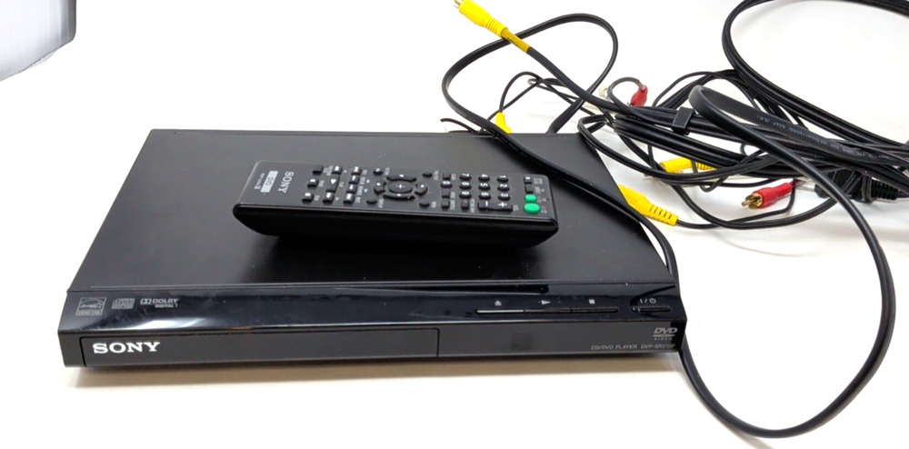➿ Sony DVP-SR210P Progressive Scan DVD Player 🆕 No Box with remote cables